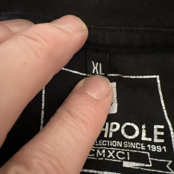 Vintage Y2K SouthPole T Shirt Mens XL No More Limits Black Short Sleeve - Picture 4 of 13